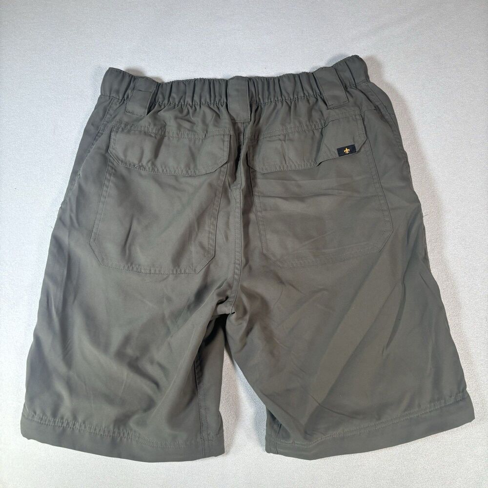 Boy Scouts of America Shorts Mens Small Green Cargo BSA Uniform Switchback - Picture 2 of 7